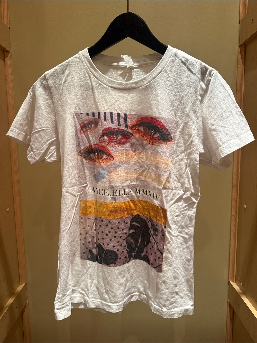 Next Level Apparel White Crewneck Tee